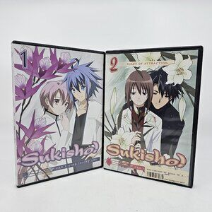 Sukisho Cant Stop Loving You & Rules Of Attraction DVDs Vol 1 & 2 Anime 2005